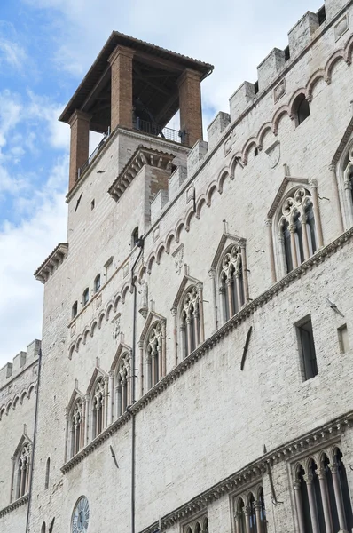Sabıkası Sarayı. Perugia. Umbria. — Stok fotoğraf