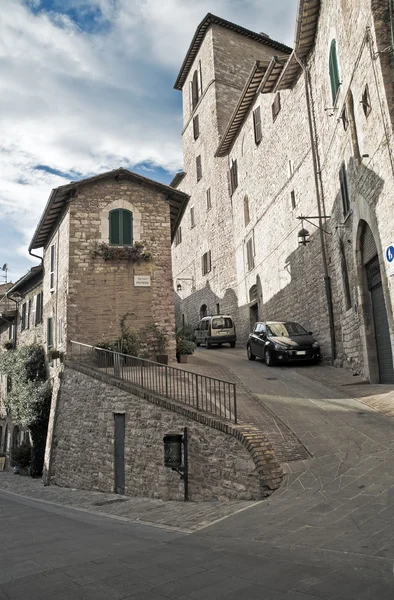 Σοκάκι. Assisi. Ούμπρια. — Φωτογραφία Αρχείου