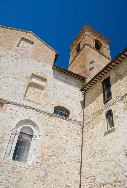 Bartolomeo kostel sv. Montefalco. Umbrie. — Stock fotografie