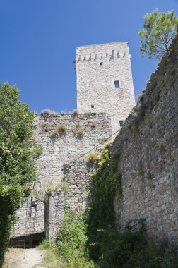 küçük kale. Assisi. Umbria.