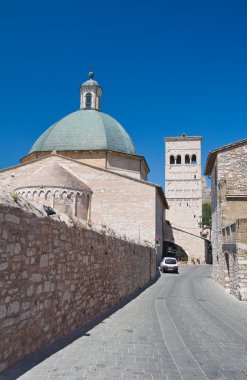 Aziz rufino Kilisesi. Assisi. Umbria.