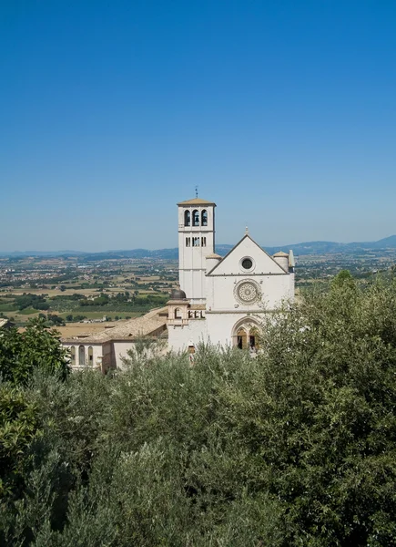 St. Francesco Basilica. Assisi. Umbria. — Stock Photo, Image