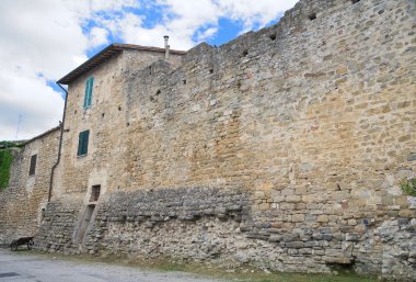 Ancient walls. Bevagna. Umbria. clipart