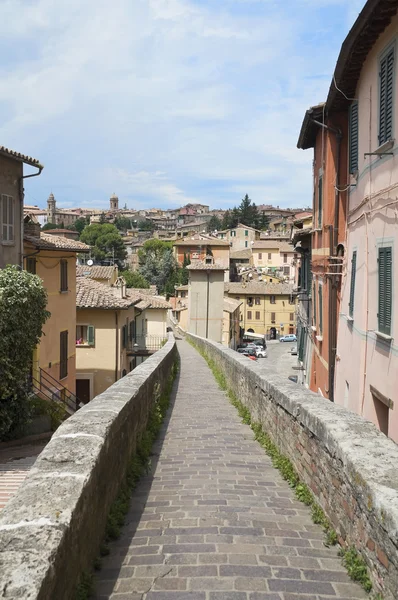 Perugia panoramik manzaralı. Umbria. — Stok fotoğraf
