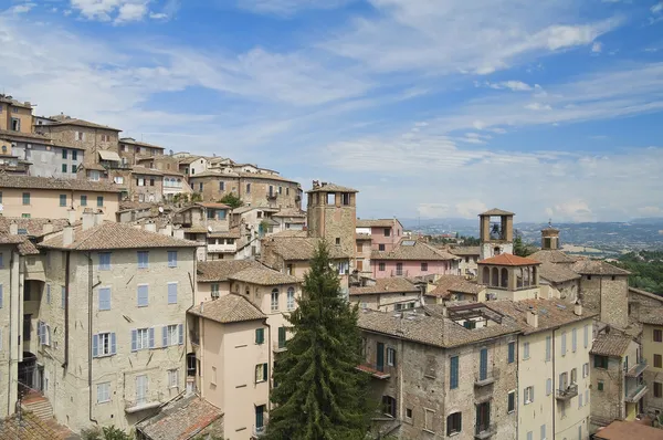 Panoramiczny widok na Perugię. Umbria. — Zdjęcie stockowe