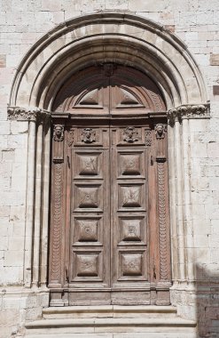 SS. trinita' kilise. Gubbio. Umbria.