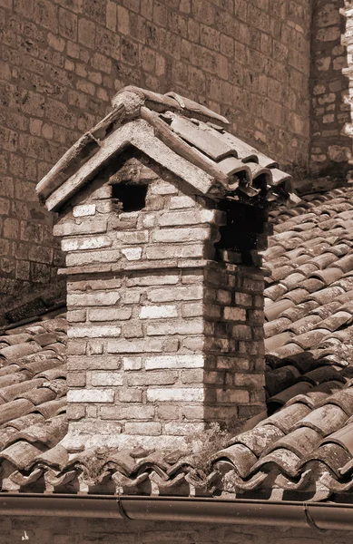Close up of a chimney-pot. — Stock Photo, Image