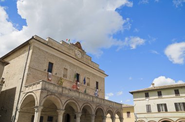 Town hall. Montefalco. Umbria. clipart
