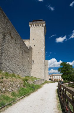 Albornoz Kalesi. Spoleto. Umbria.