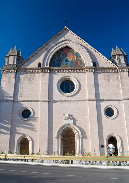 Sanktuarium saint maria w mieście rivotorto. Umbria. — Zdjęcie stockowe
