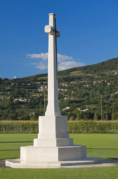 Monumental Graveyard. Rivotorto. Assisi. Umbria. — Stock Photo, Image