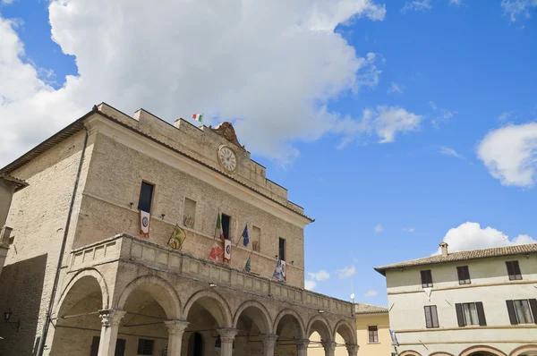 Town hall. Montefalco. Umbria. — Stock Photo, Image