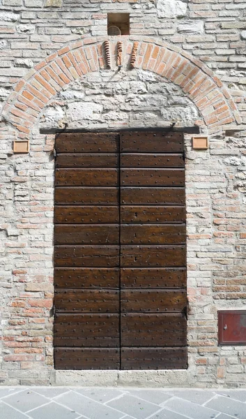 Puerta de madera. — Foto de Stock