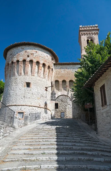 Torrione di Porta Santa Maria. Corciano. Umbria. — Stock Photo, Image