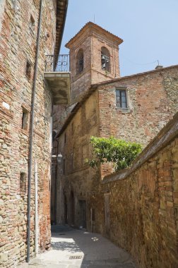 Alleyway. Panicale. Umbria. clipart