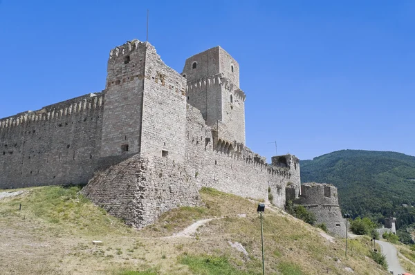 Albornoz Fort. Assisi. Umbrië. — Stockfoto