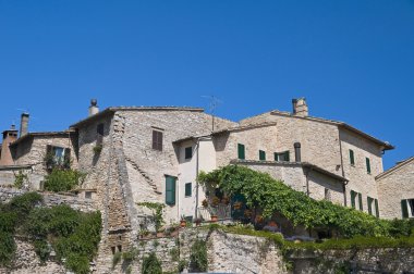 spello görünümü. Umbria.