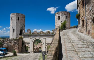 properzio kuleleri. Spello. Umbria.