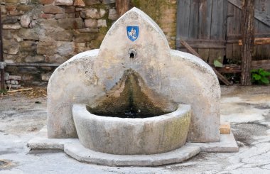 Ancient fountain. Bevagna. Umbria. clipart