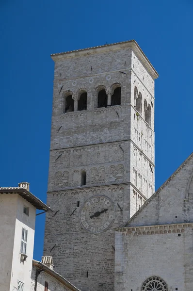 St. rufino belltower katedralen. Assisi. Umbrien. — Stockfoto