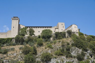 Albornoz Kalesi. Spoleto. Umbria.