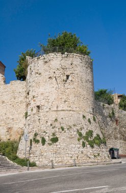 antik duvarlar. Castiglione del lago. Umbria.