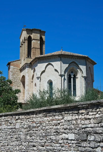 세인트 secondo 교회입니다. 구비 오입니다. 움브리아. — 스톡 사진