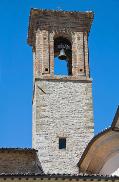 St. Benedetto Belltower Church. Gubbio. Umbria.