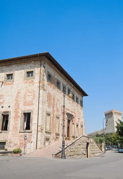 Palácio de Corgna. Castiglione del Lago. Úmbria . — Fotografia de Stock