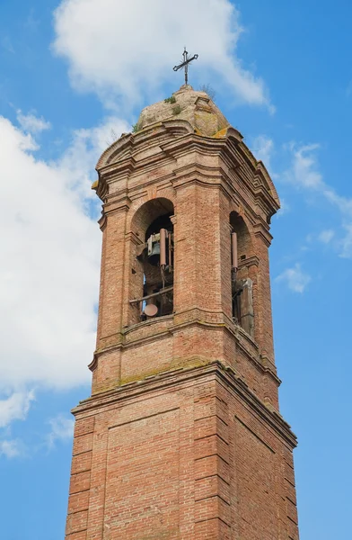 聖アゴスティーノ鐘楼の教会. — ストック写真