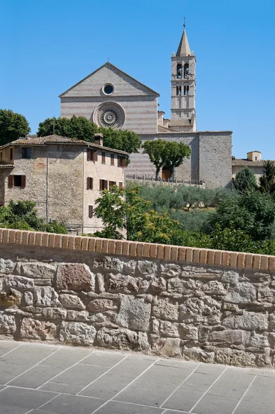 Chiara Bazilikası St. Assisi. Umbria. — Stok fotoğraf