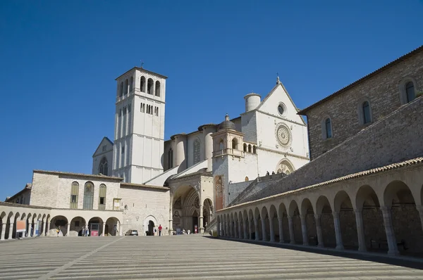 Basiliek van St. francesco. Assisi. Umbrië. — Stockfoto