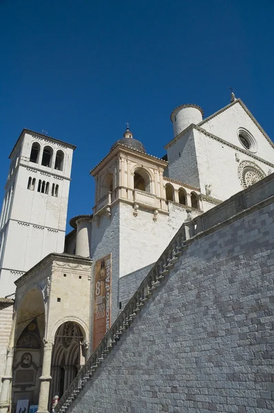 성 프란체스코 성당입니다. 아시 시입니다. 움브리아. — 스톡 사진