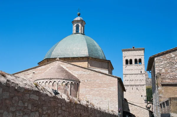 St. rufino kerk. Assisi. Umbrië. — Stockfoto