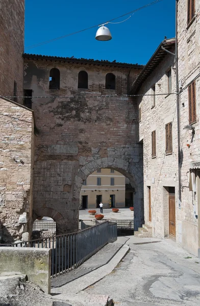 Porta Consolare. Spello. Umbria. — Stok fotoğraf