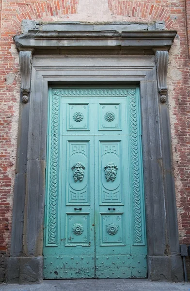 Wooden green portal. — Stock Photo, Image