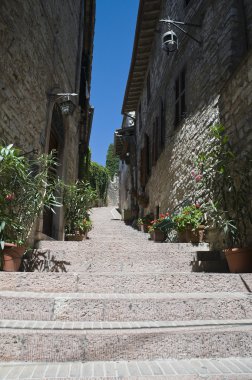 Alleyway. Assisi. Umbria.