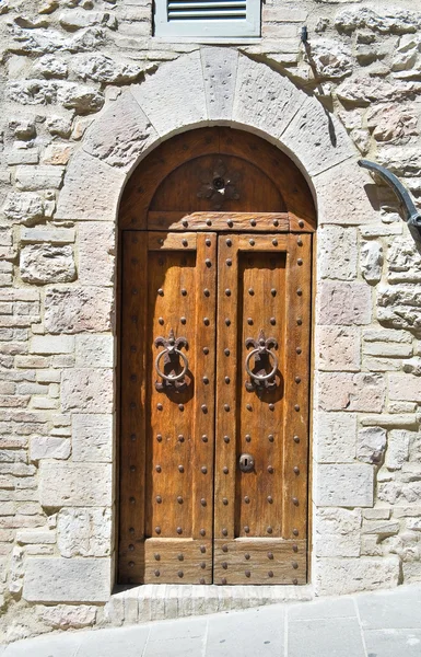 Portal de madeira . — Fotografia de Stock