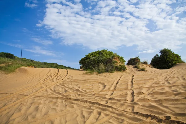 4 × 4 모래 언덕 — 스톡 사진