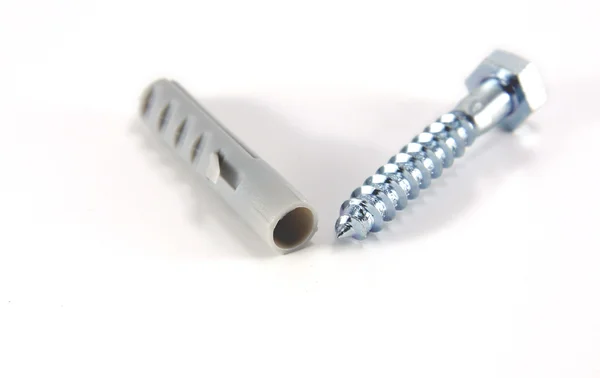 Stainless steel screw — Stock Photo, Image