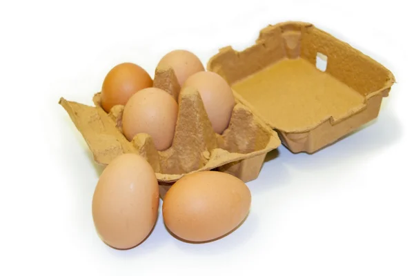 Яйця, ізольовані — стокове фото