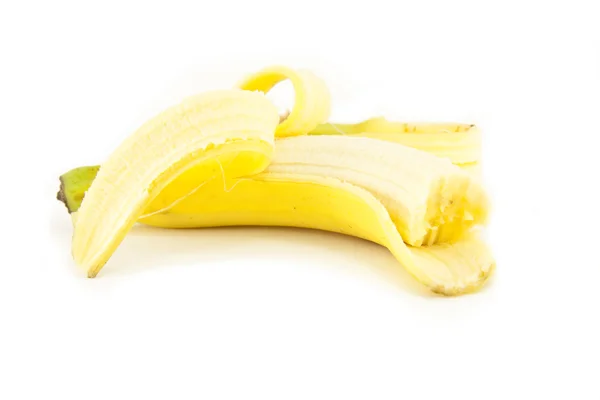 Half eaten banana — Stock Photo, Image