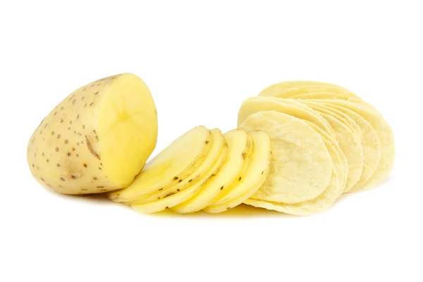 Картофель и чипсы — стоковое фото