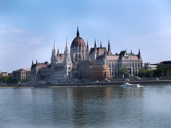 Parlement in Boedapest Rechtenvrije Stockfoto's