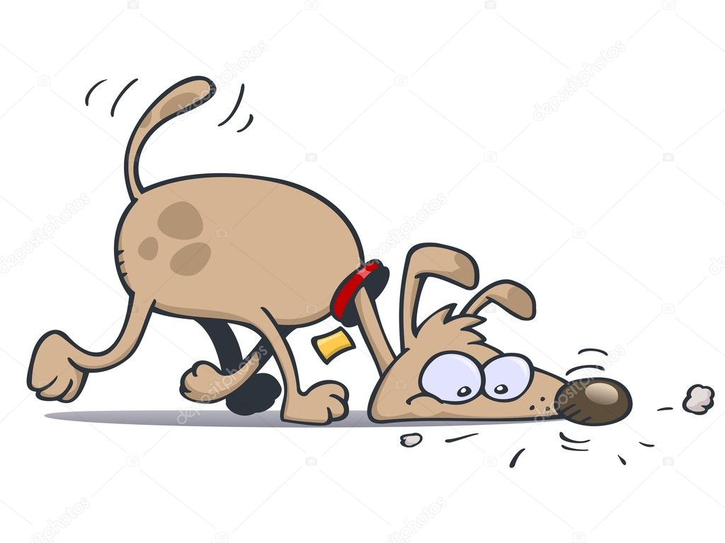 dog sniffing clipart - photo #4