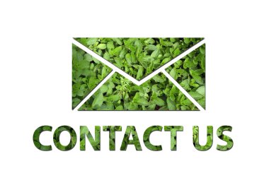 Ecological contact us symbol clipart