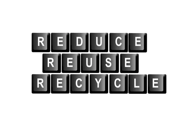 Reduce reuse recycle — Stock Photo, Image