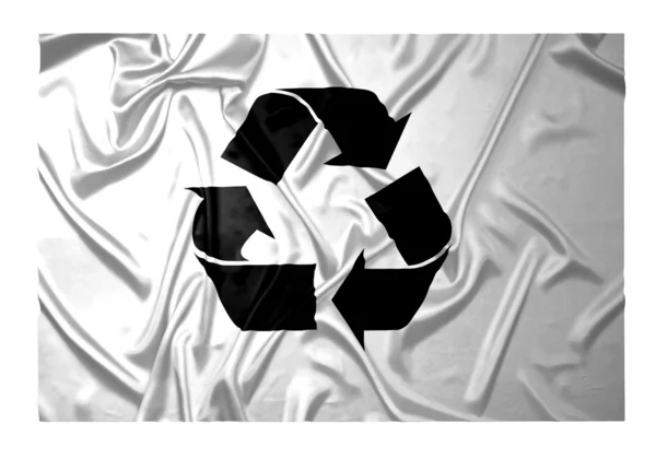 stock image Recycling flag