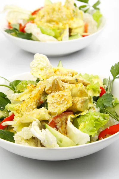 Курячий салат з каррі — стокове фото