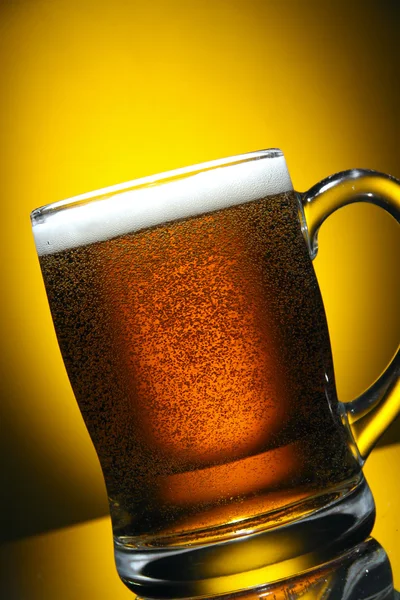 Glass of beer close-up — Stock Photo, Image
